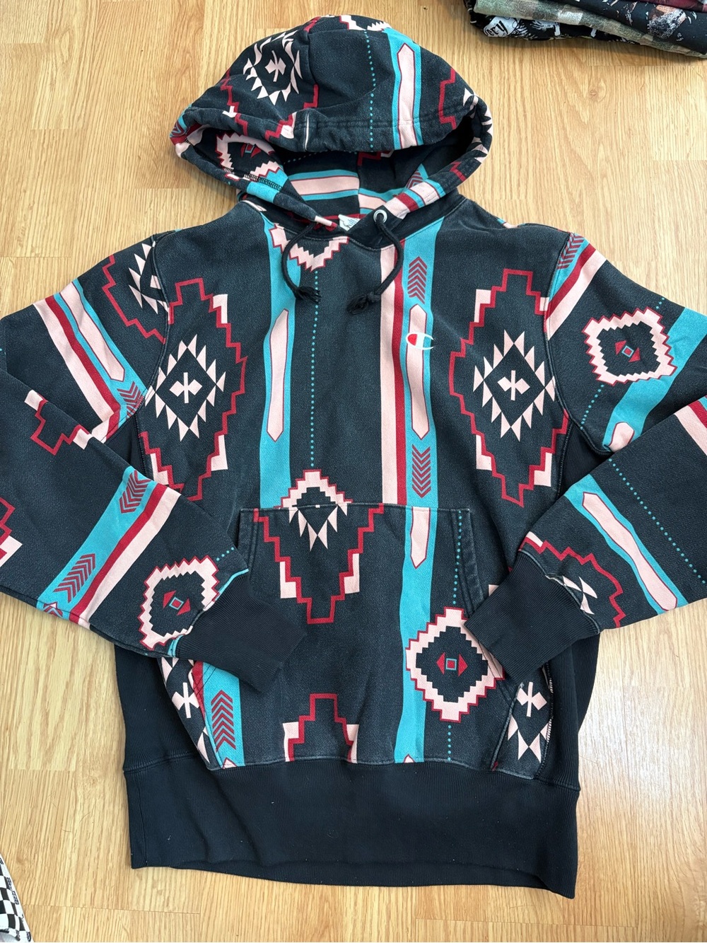 Champion Aztec Hoodie M